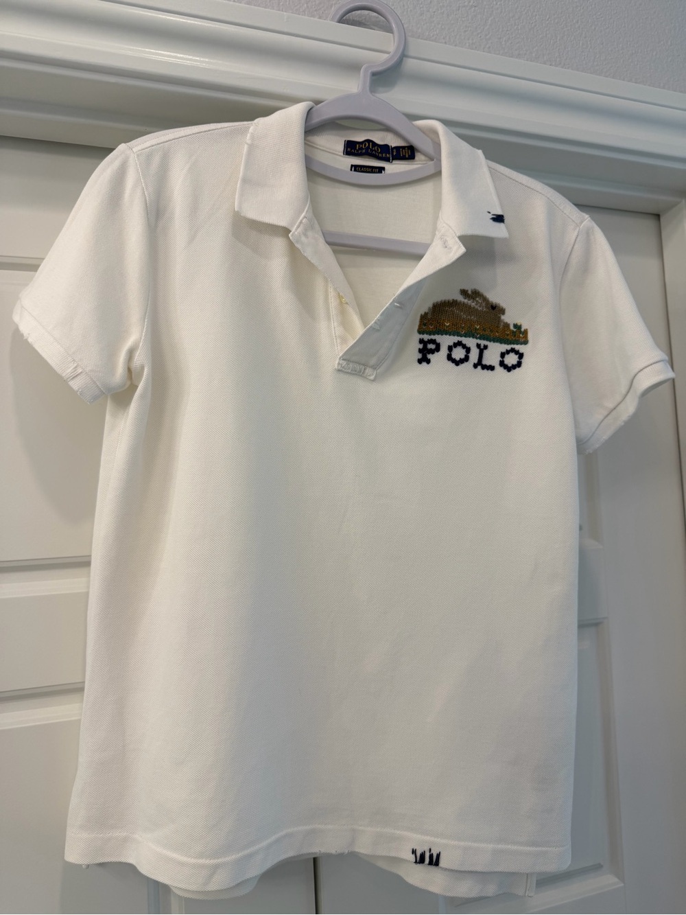 Ralph Lauren Women White Polo Bunny Spring